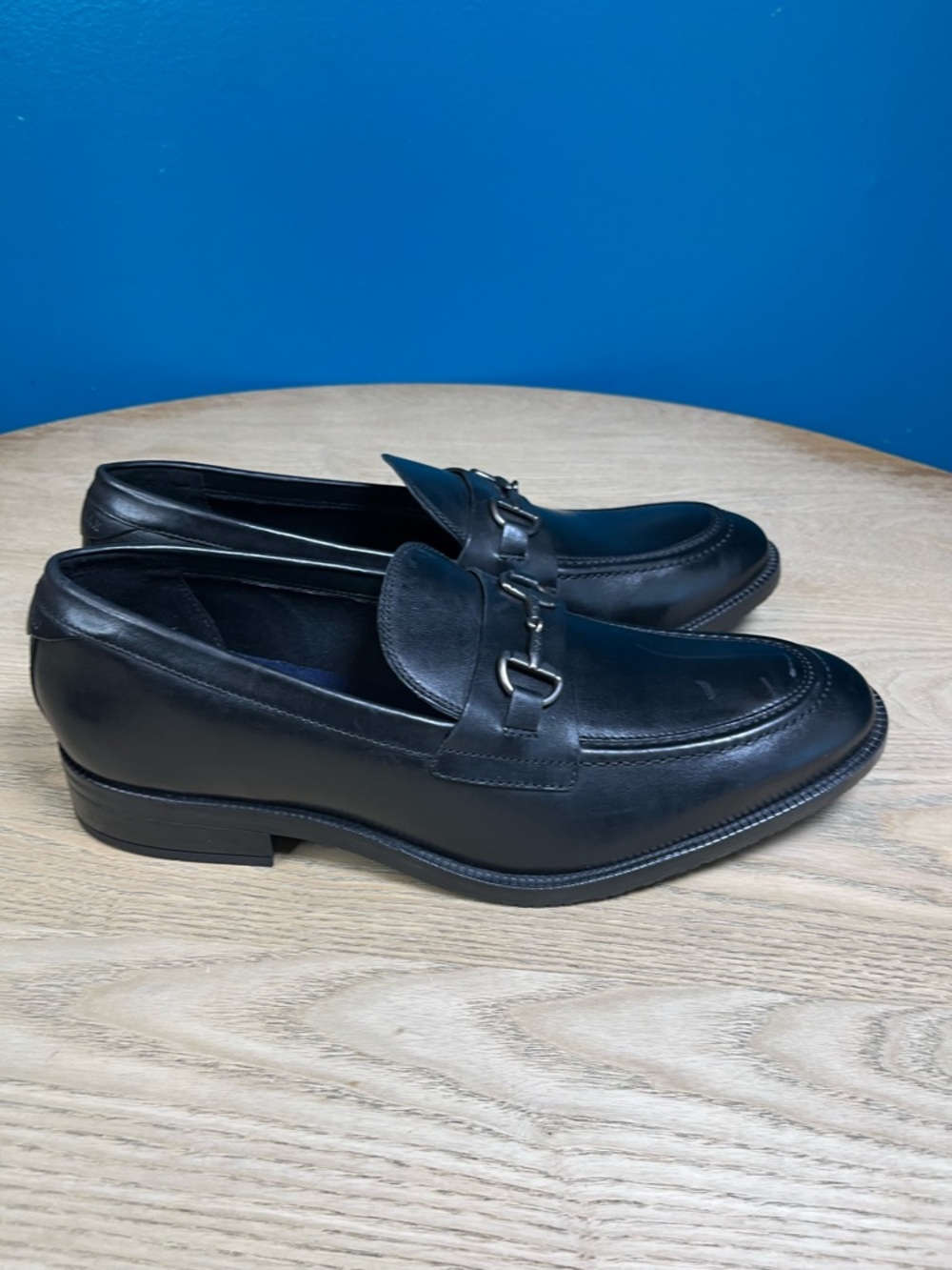 Cole Haan Men’s Modern Essentials Bit Loafer Black Leather Dress Shoe Size 10 - Picture 4 of 9